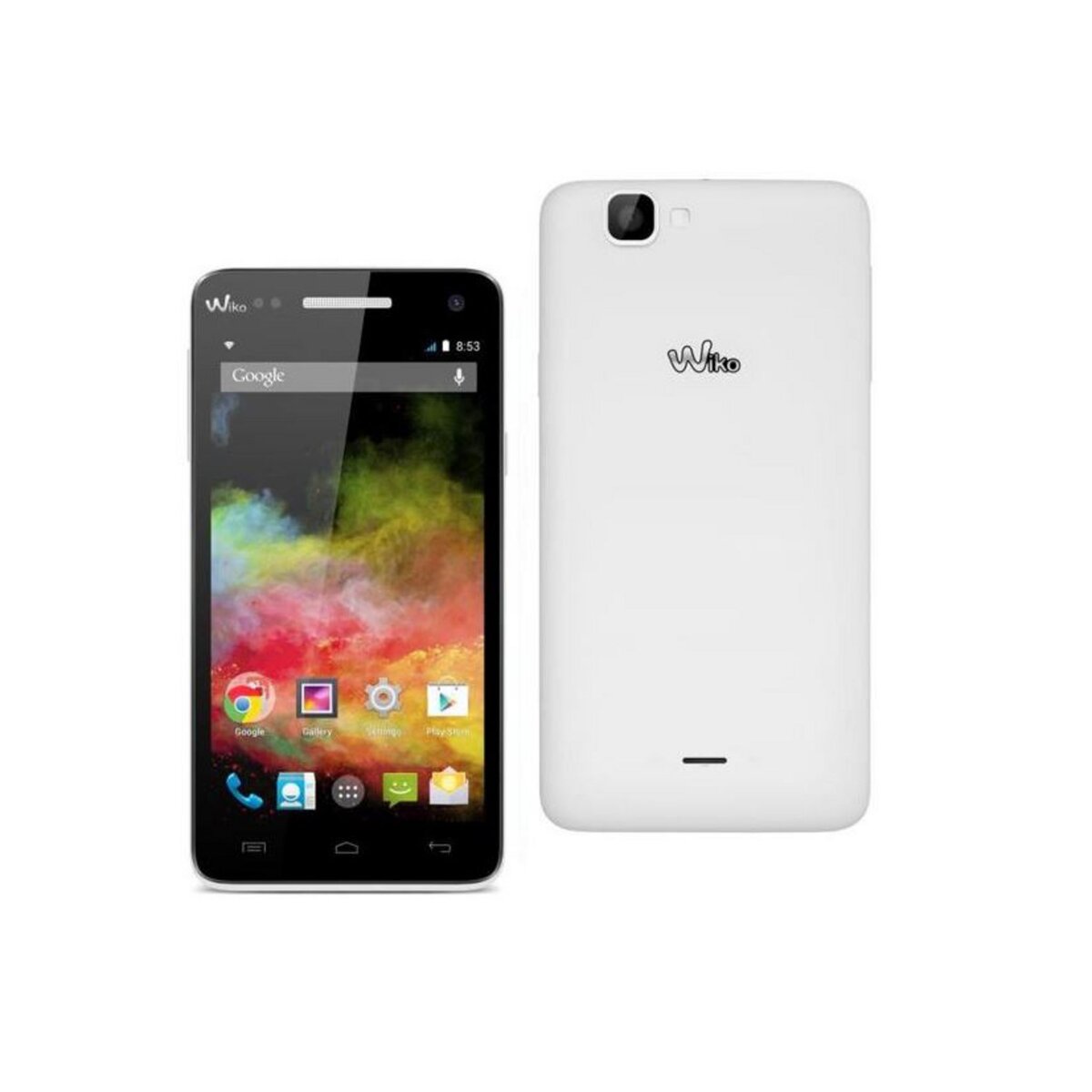 WIKO Smartphone RAINBOW 4G blanc