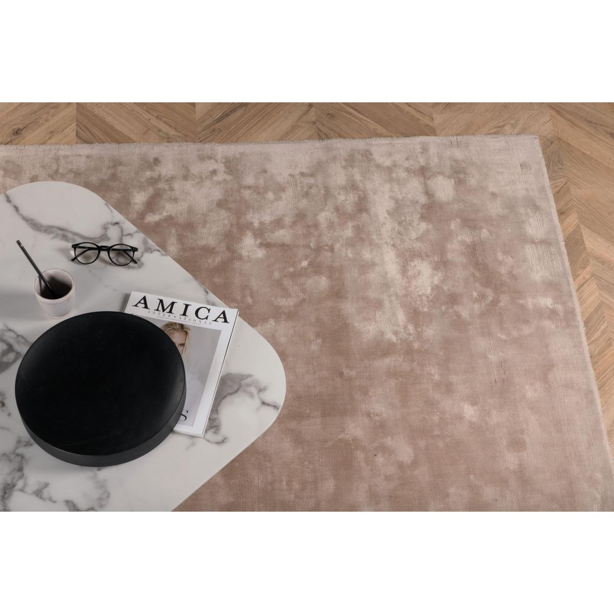 Voir la diapositive 4 : Paris Prix Tapis déco  indra  171x242cm beige