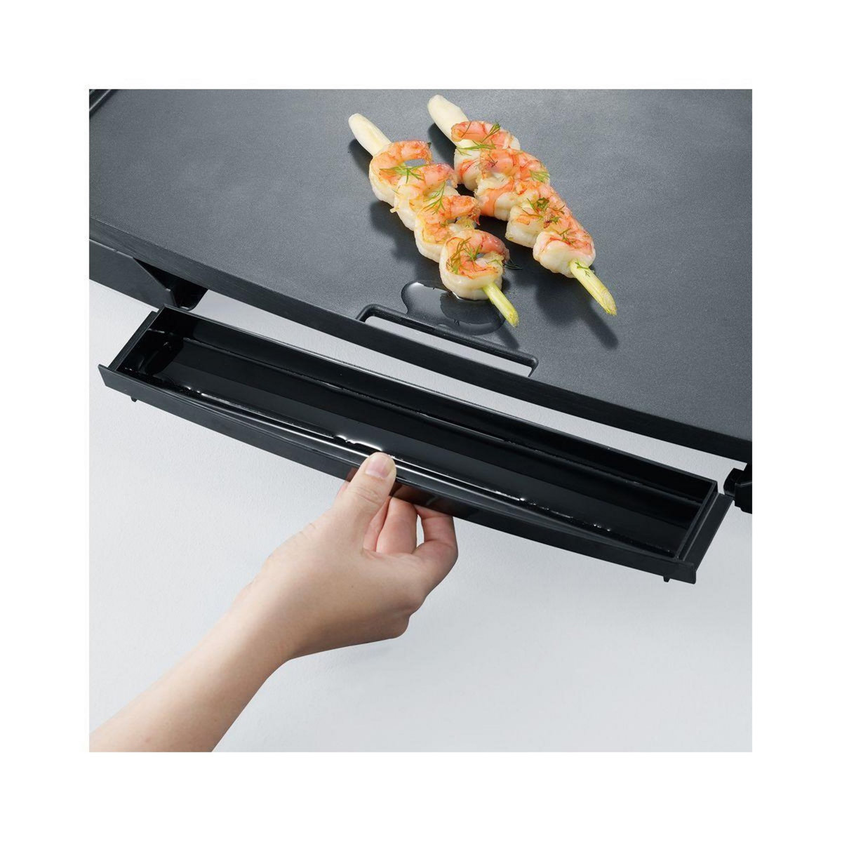 SEVERIN Plancha électrique KG2397 à poser, 59.5x34.5 cm