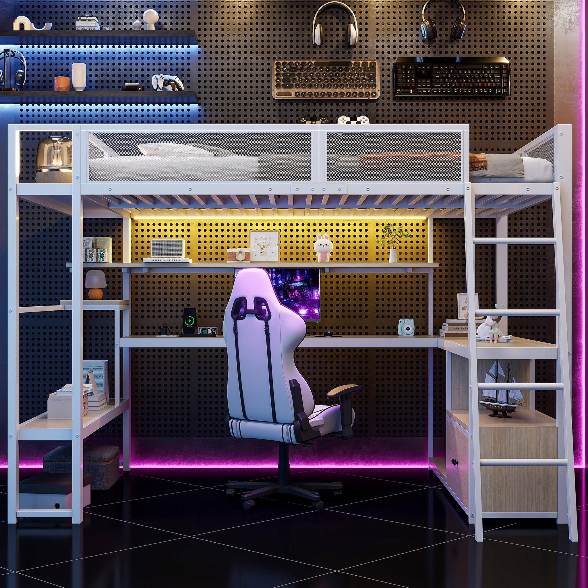 Voir la diapositive 2 : MERAX Lit mezzanine