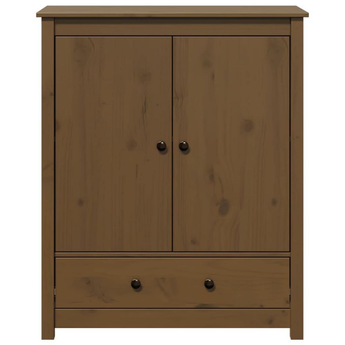 VIDAXL Buffet Marron miel 83x41,5x100 cm Bois massif de pin