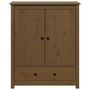 Voir la diapositive 5 : VIDAXL Buffet Marron miel 83x41,5x100 cm Bois massif de pin
