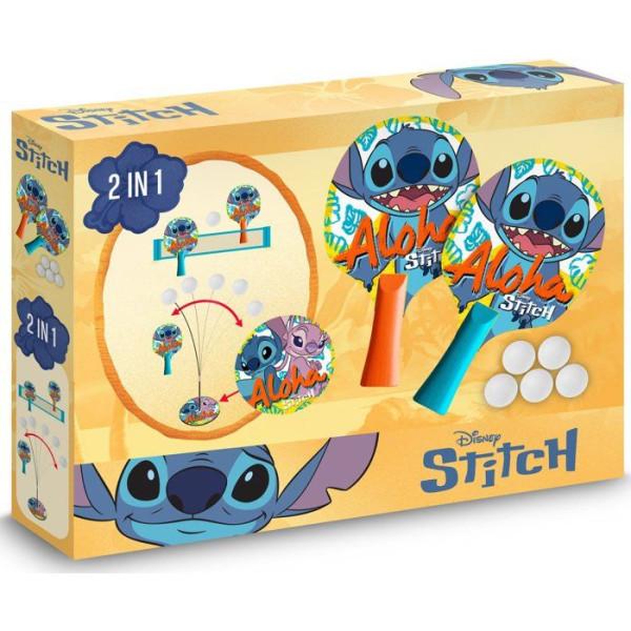 Voir la diapositive 6 : DISNEY Set d'apprentissage ping-pong 2-en-1 - disney - stitch