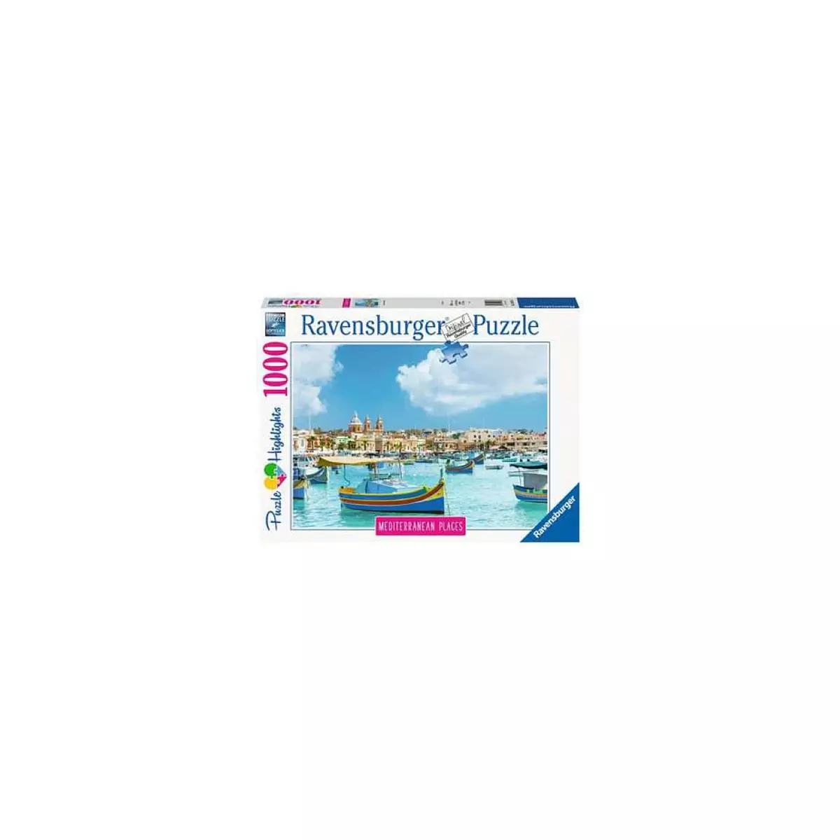 RAVENSBURGER Puzzle 1000 pièces - Malte Mediterraneenne