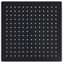 Voir la diapositive 2 : VIDAXL Pomme de douche pluie Acier inoxydable 30x30 cm Carree Noir