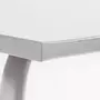 Ensemble table et 6 chaises en métal blanc