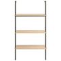 Voir la diapositive 3 : VIDAXL Etagere inclinee 3 niveaux Marron clair et noir 64x35x120,5 cm