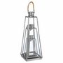 Voir la diapositive 5 : ATMOSPHERA Lot de 3 Lanternes Exterieur  Vérone  73cm Inox & Verre