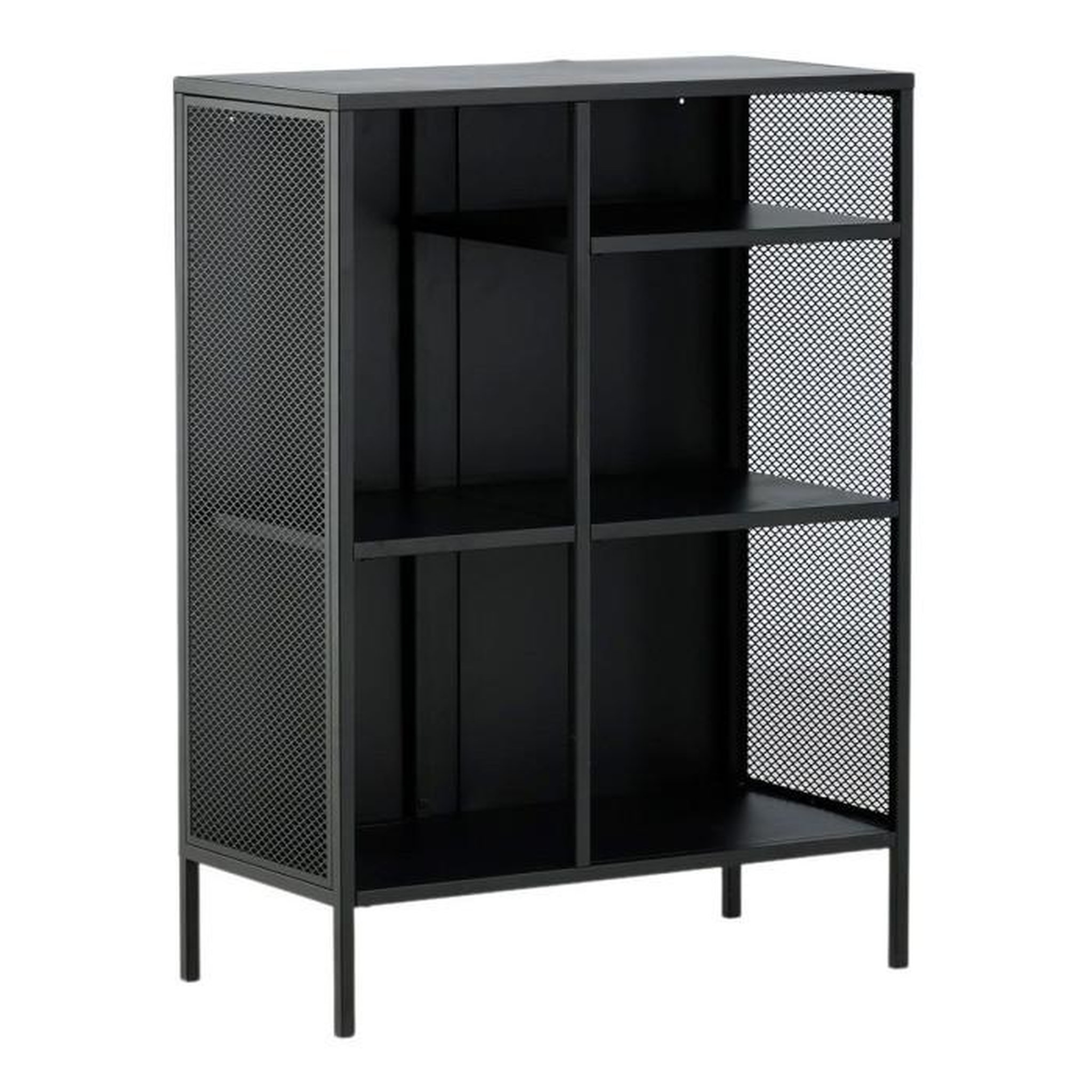 Paris Prix Étagère 3 Niveaux en Métal  Misha  110cm Noir