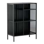 Paris Prix Étagère 3 Niveaux en Métal  Misha  110cm Noir