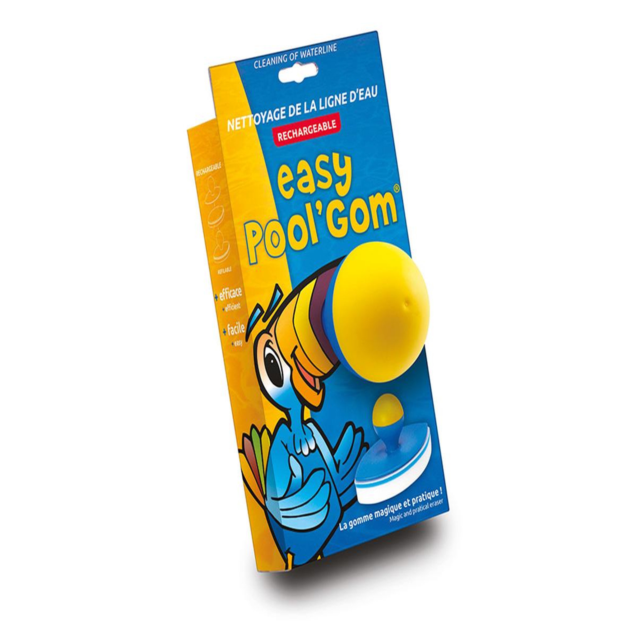 Voir la diapositive 3 : Toucan Gomme magique easy pool'gom avec poignée - toucan