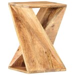 VIDAXL Table d'appoint 35x35x55 cm Bois de manguier massif