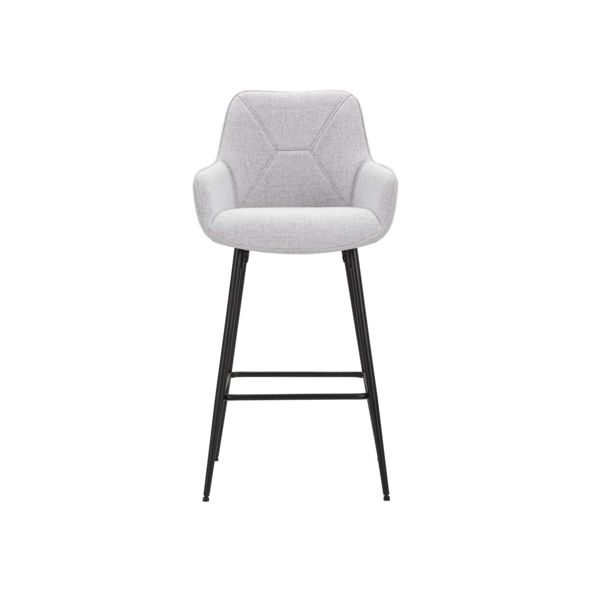 Voir la diapositive 3 : Paris Prix Lot de 2 fauteuils de bar  vicenza  109cm gris
