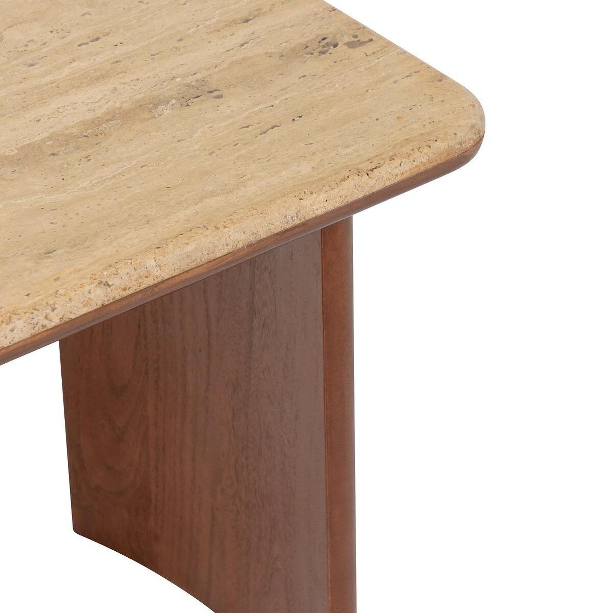 Voir la diapositive 4 : ATMOSPHERA Lot de 2 tables d'appoint en bois  jivan  60cm marron