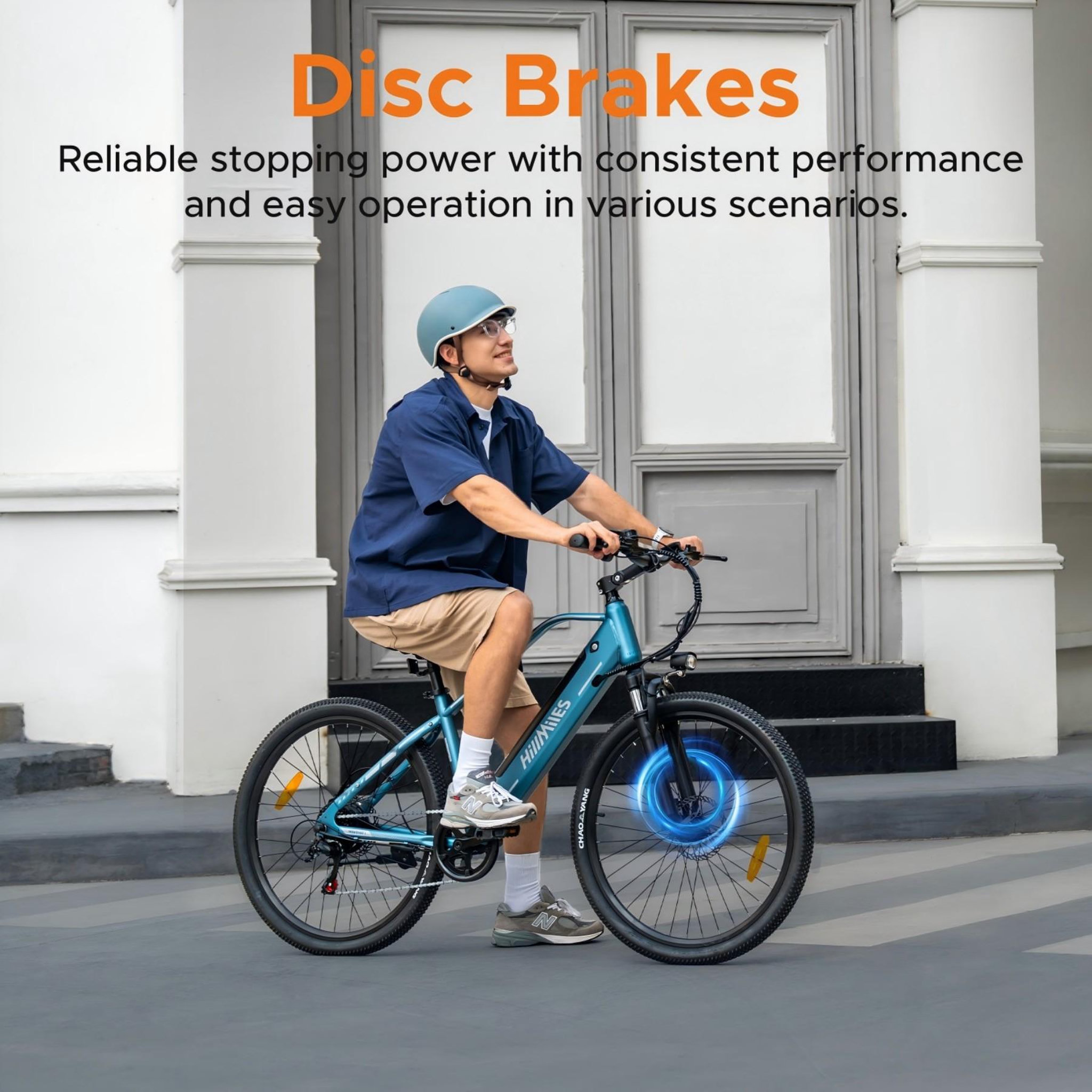 Voir la diapositive 4 : HILLMILES Vélo électrique de montagne pour homme HillMiles MileTrail 1, 250 W