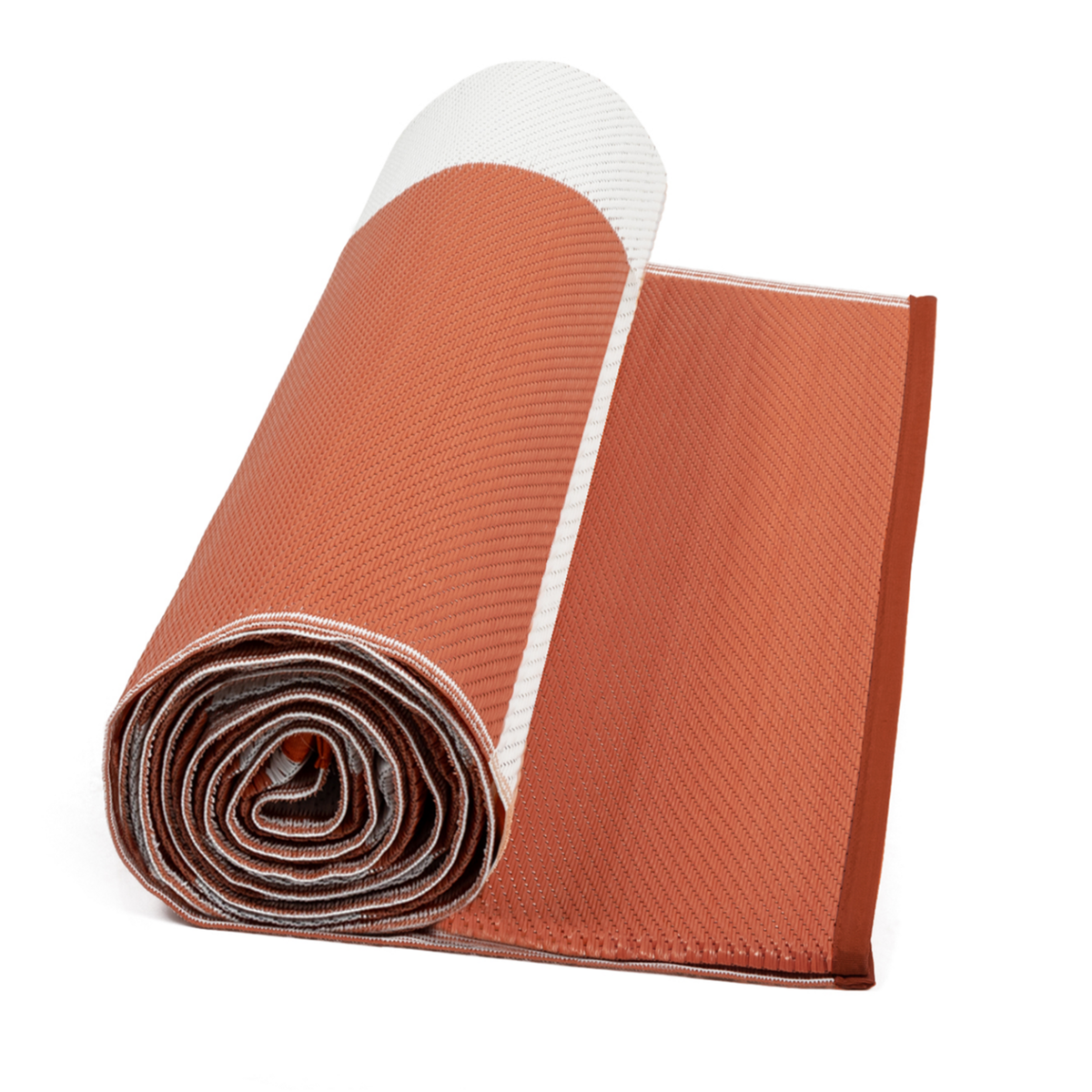ID MARKET Tapis extérieur GEOMETRIQUE terracotta 270 x 370 CM