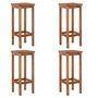 Voir la diapositive 5 : VIDAXL Ensemble de bar de jardin 5 pcs bois d'acacia solide