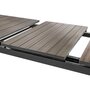 HESPERIDE Table de jardin rectangulaire aluminium Evasion 6/10 places - Hespéride