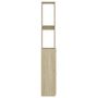 Voir la diapositive 5 : VIDAXL Armoire salle de bain chene sonoma 25x26,5x170 cm