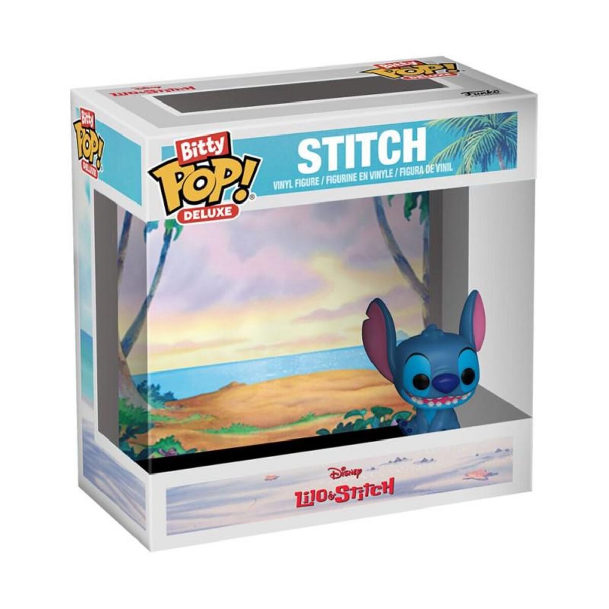 Funko Figurine Funko Bitty Pop Deluxe Disney Lilo & Stitch Stitch plage