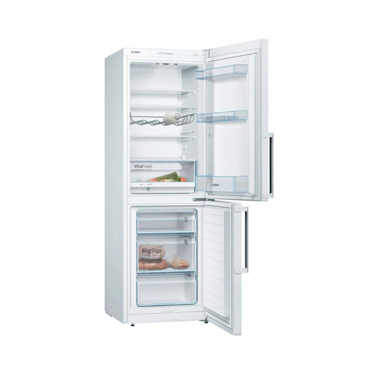 BOSCH Réfrigérateur combiné 60cm 289l blanc - KGV33VWEP