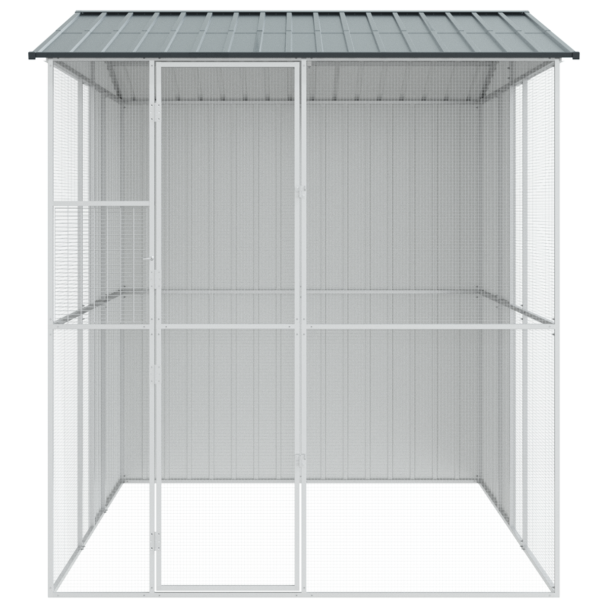 VIDAXL Aviary pour Oiseaux Anthracite 215x310x247 cm Acier