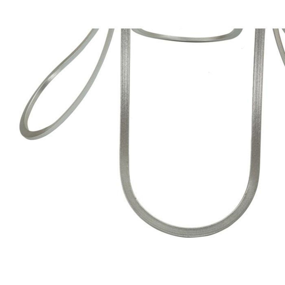 Paris Prix Table d'Appoint en Métal  Trixy  68cm Argent