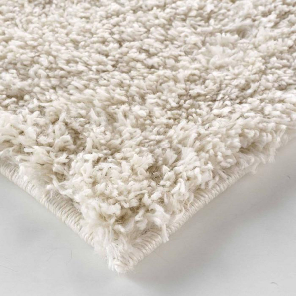 Paris Prix Tapis Shaggy Uni  Tango  60x110cm Naturel