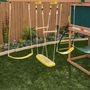 Voir la diapositive 8 : Kidkraft Aire de jeux avec toboggan - bois - H2,55m - HIDEAWAY HAVEN 