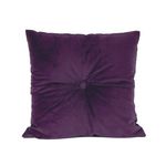 PRESENT TIME Coussin design carré en velours Luxurious. Coloris disponibles : Gris
