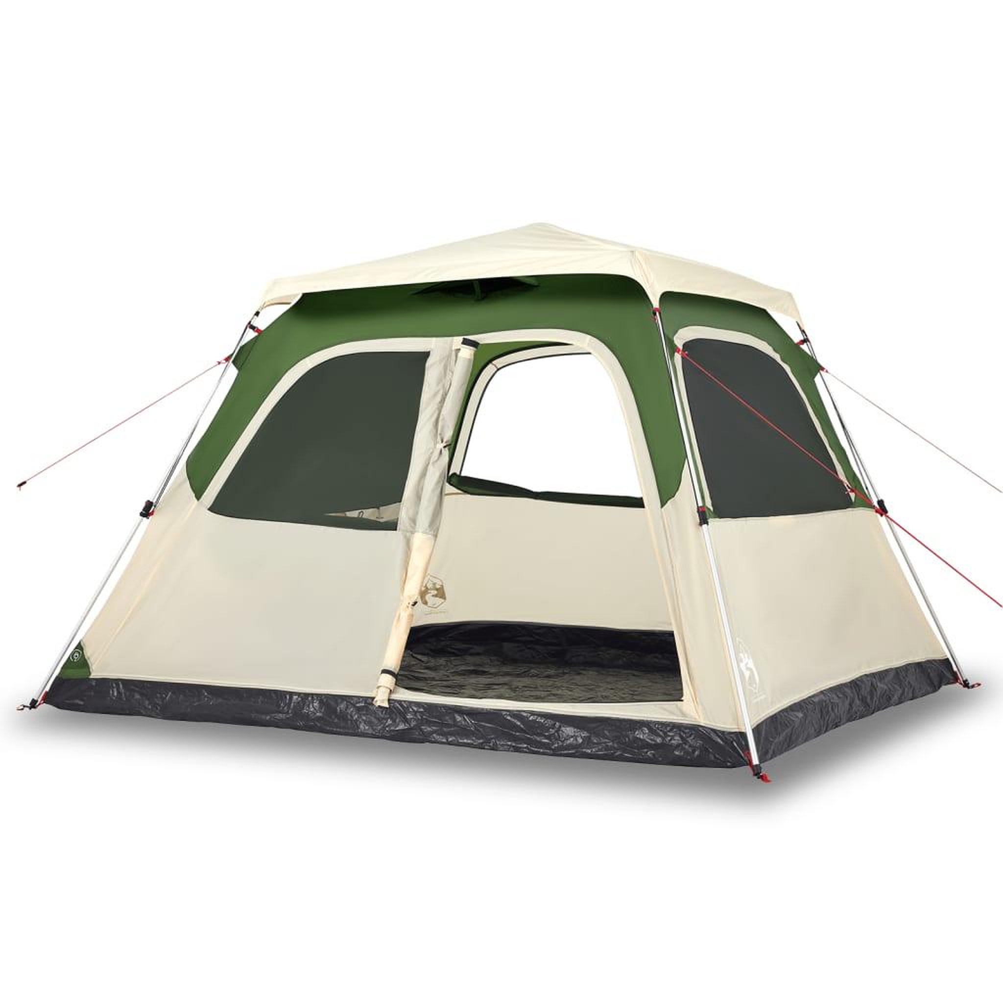 Voir la diapositive 2 : VIDAXL Tente familiale a dome 6 personnes vert liberation rapide