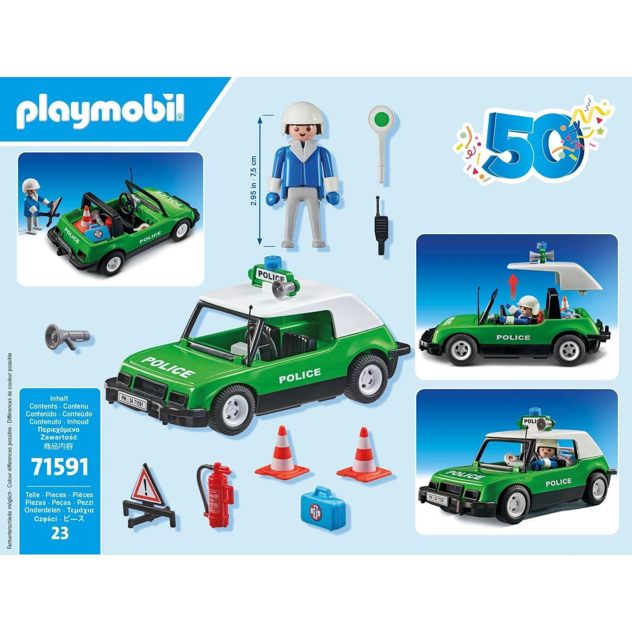 Voir la diapositive 5 : PLAYMOBIL Voiture de police collector