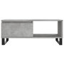 Voir la diapositive 5 : VIDAXL Table basse Gris beton 90x50x36,5 cm Bois d'ingenierie