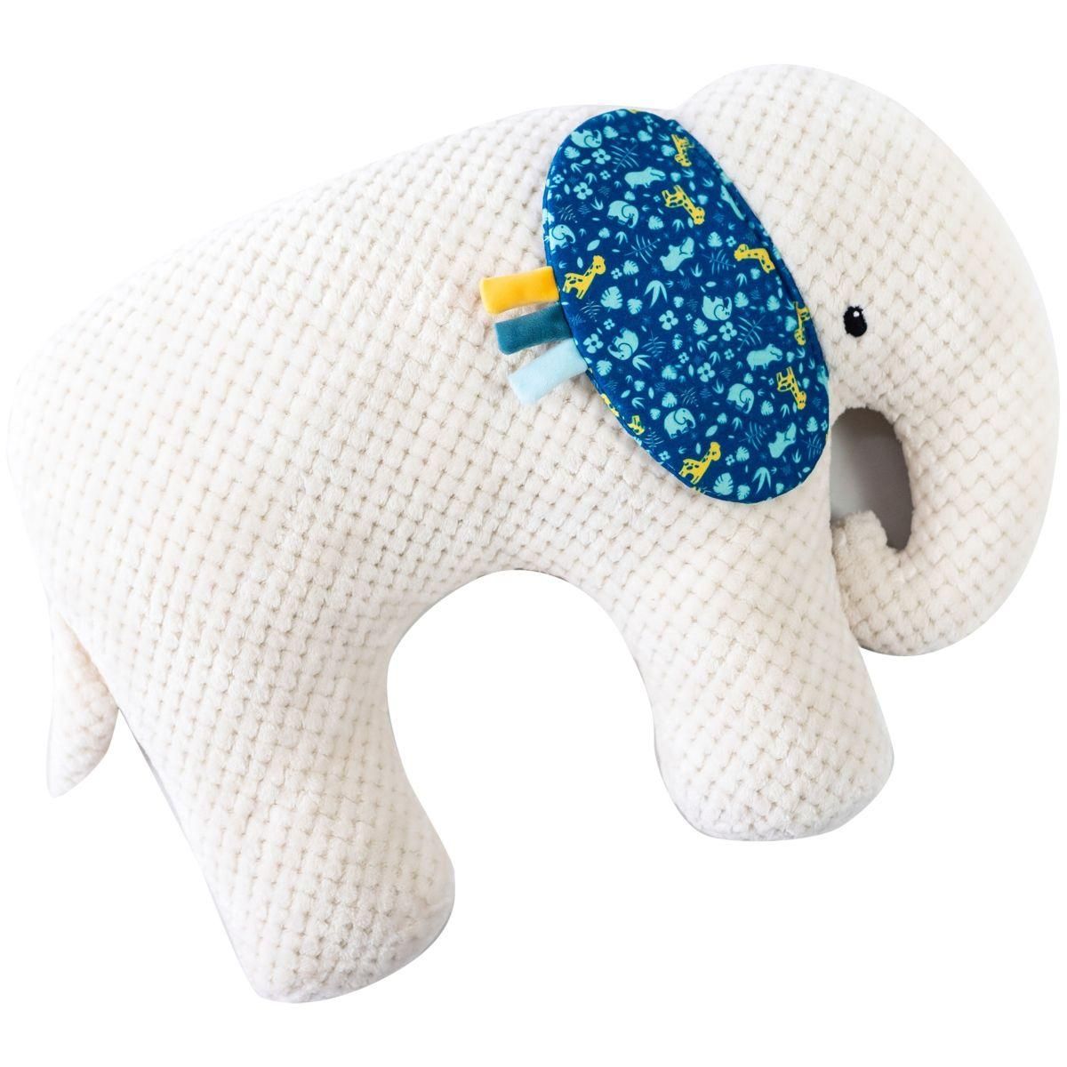 Domiva Coussin d'activités cale bébé éléphant Zanimo