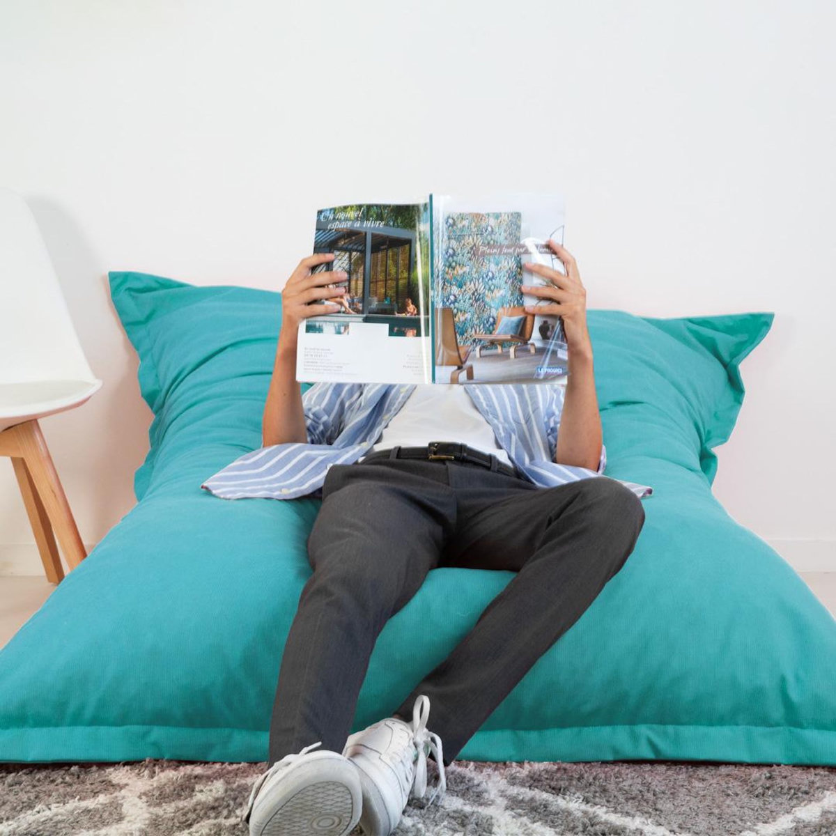 MATELAS POUR TOUS MATELAS POUR TOUS | Pouf Géant FLORIDA 100x140cm