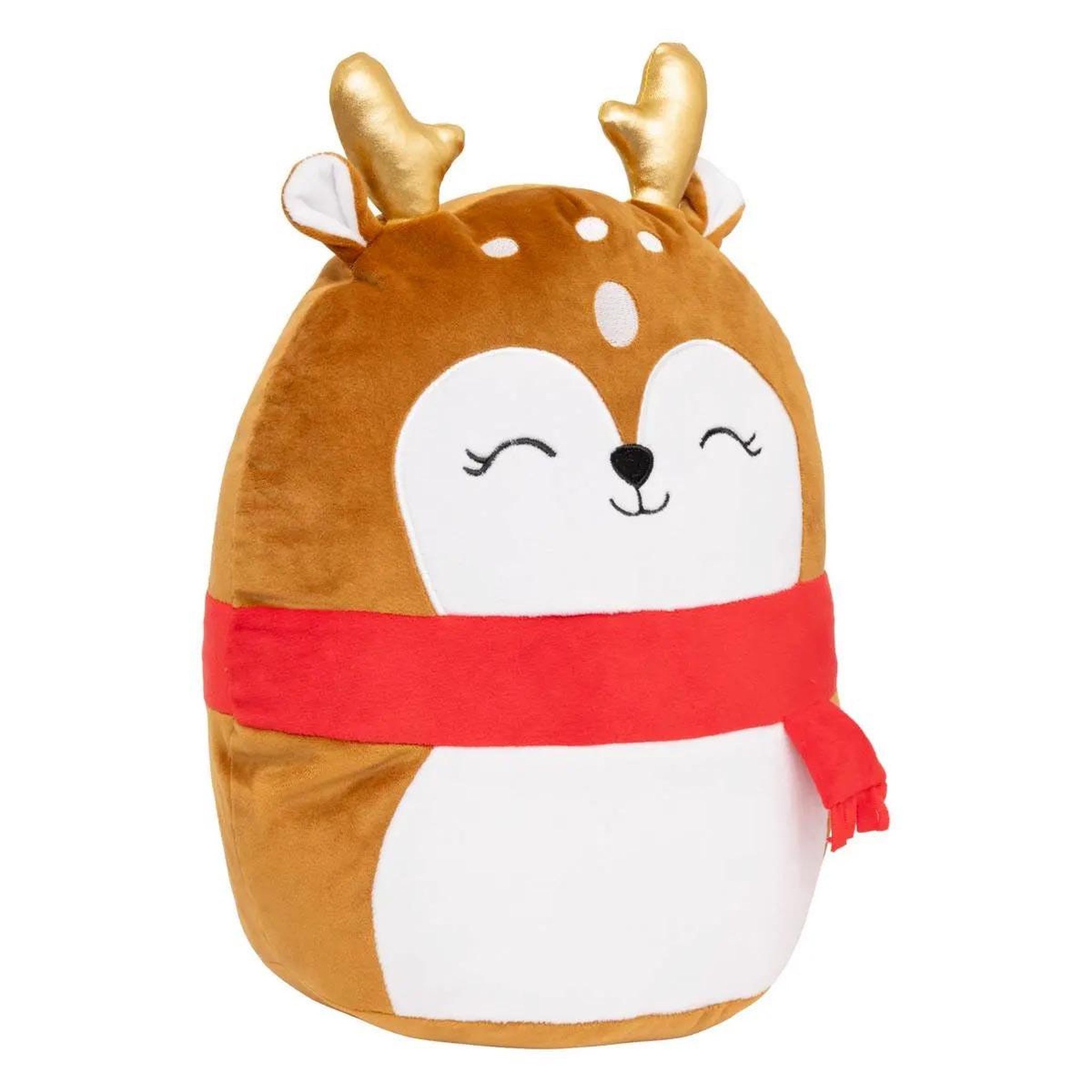 ATMOSPHERA Peluche déco renne  squishy  35cm marron