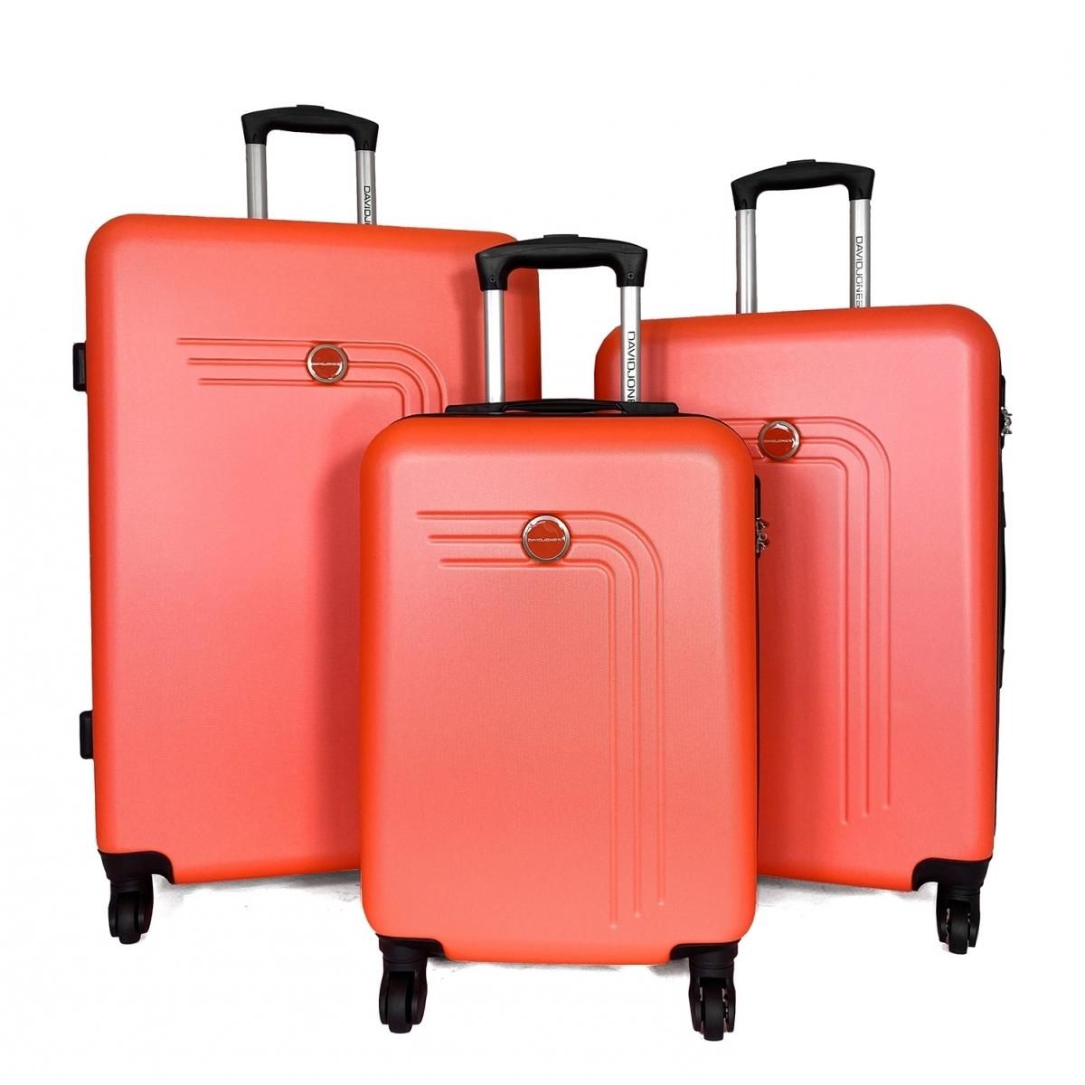 David Jones Lot 3 valises rigides dont 1 valise cabine