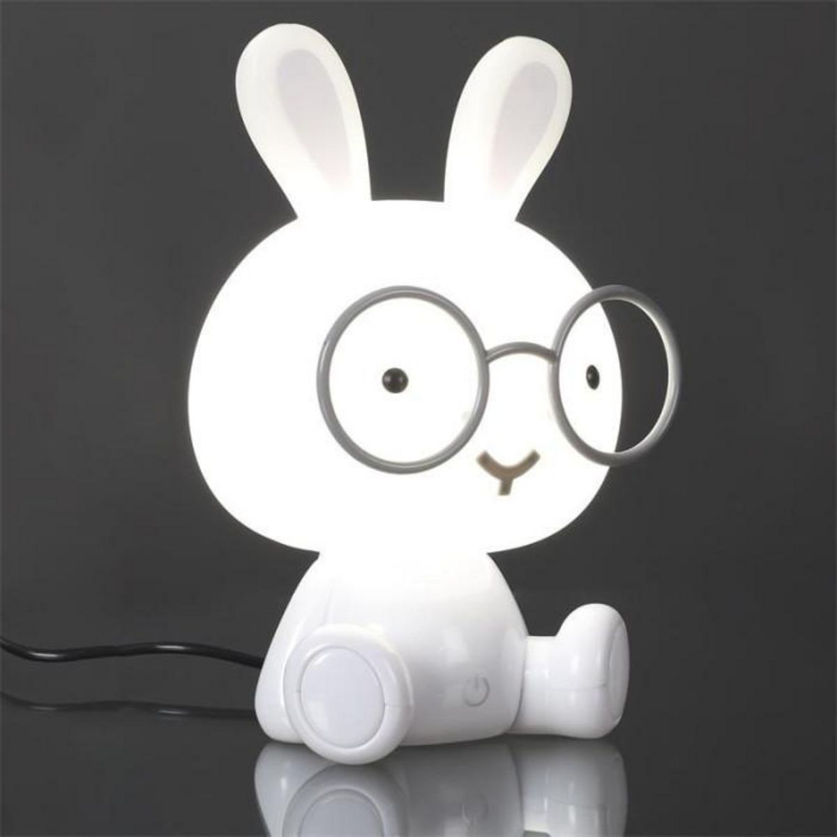 Paris Prix Lampe à Poser LED  Lapin  23cm Blanc