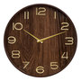 Voir la diapositive 1 : ATMOSPHERA Horloge Murale Design  Ivana  55cm Marron