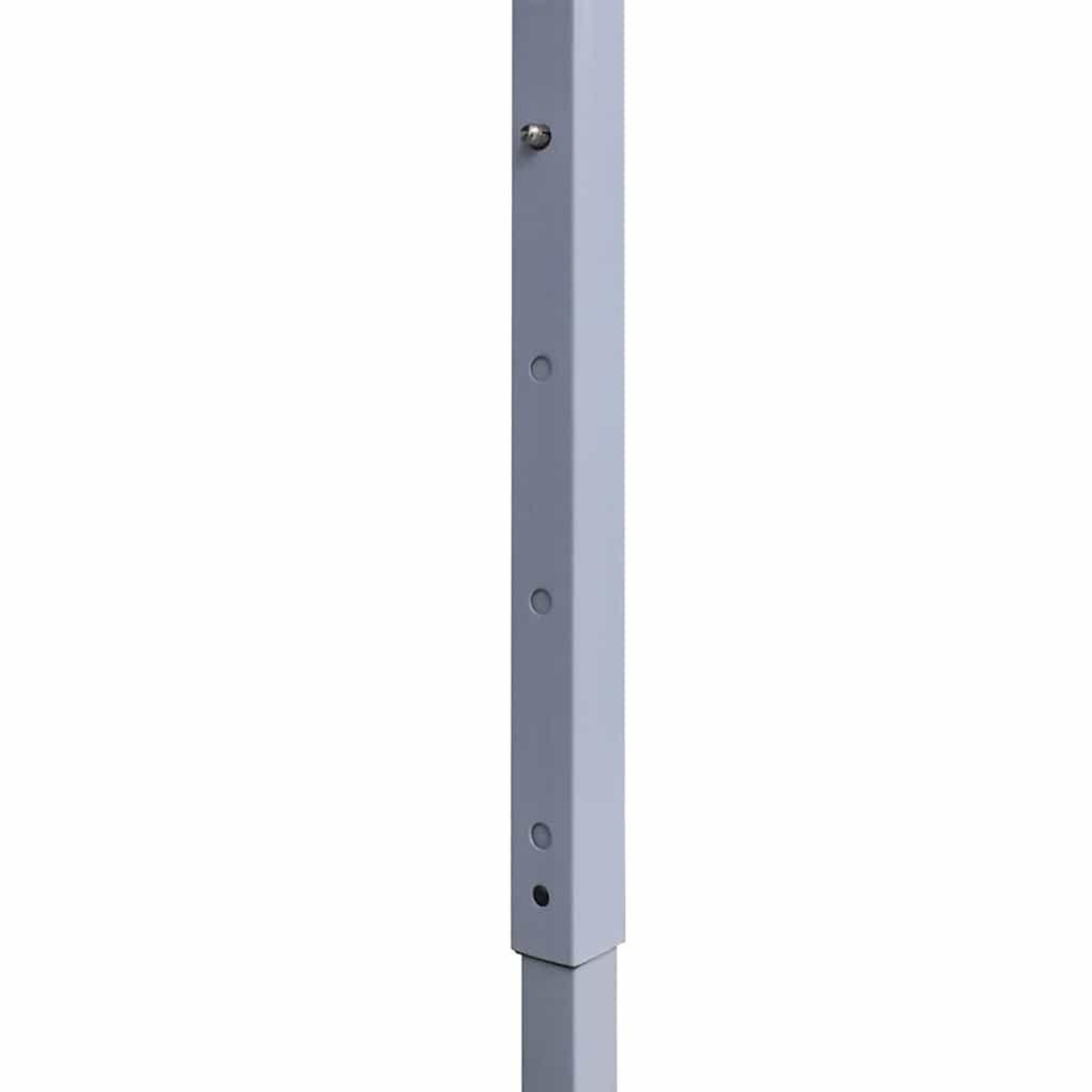 Voir la diapositive 6 : VIDAXL Tente de reception pliable avec 2 parois 3x3 m Acier Blanc