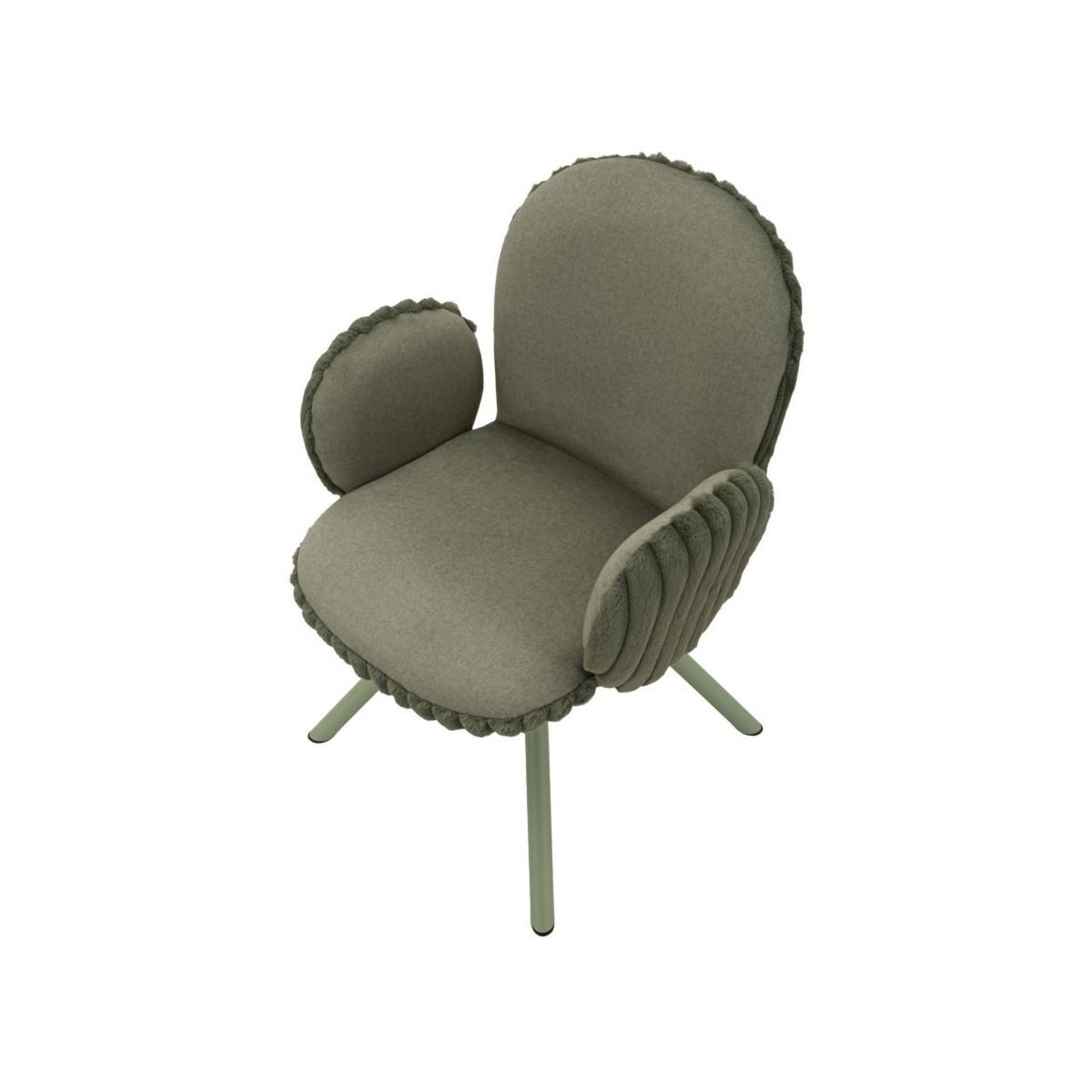 Voir la diapositive 5 : Paris Prix Lot de 2 chaises design  stoccolma  83cm vert