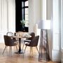 Voir la diapositive 6 : ATMOSPHERA Table à Manger Design  Elias  102cm Naturel