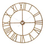 Paris Prix Horloge Murale en Rotin  Roman  70cm Naturel