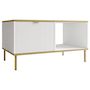 Voir la diapositive 2 : BEST MOBILIER Hope - table basse 100 cm - 1 tiroir et 1 niche