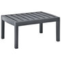 Voir la diapositive 1 : VIDAXL Table de jardin Anthracite 78x55x38 cm Plastique