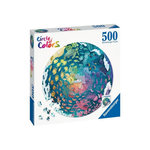 RAVENSBURGER Puzzle rond 500 pièces Ravensburger Océan Circle of Colors