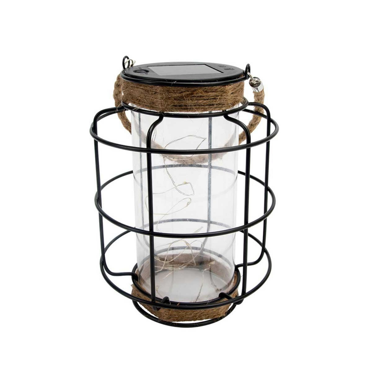 Lumisky Lanterne solaire décorative LIGHTHOUSE Bois Corde H20cm