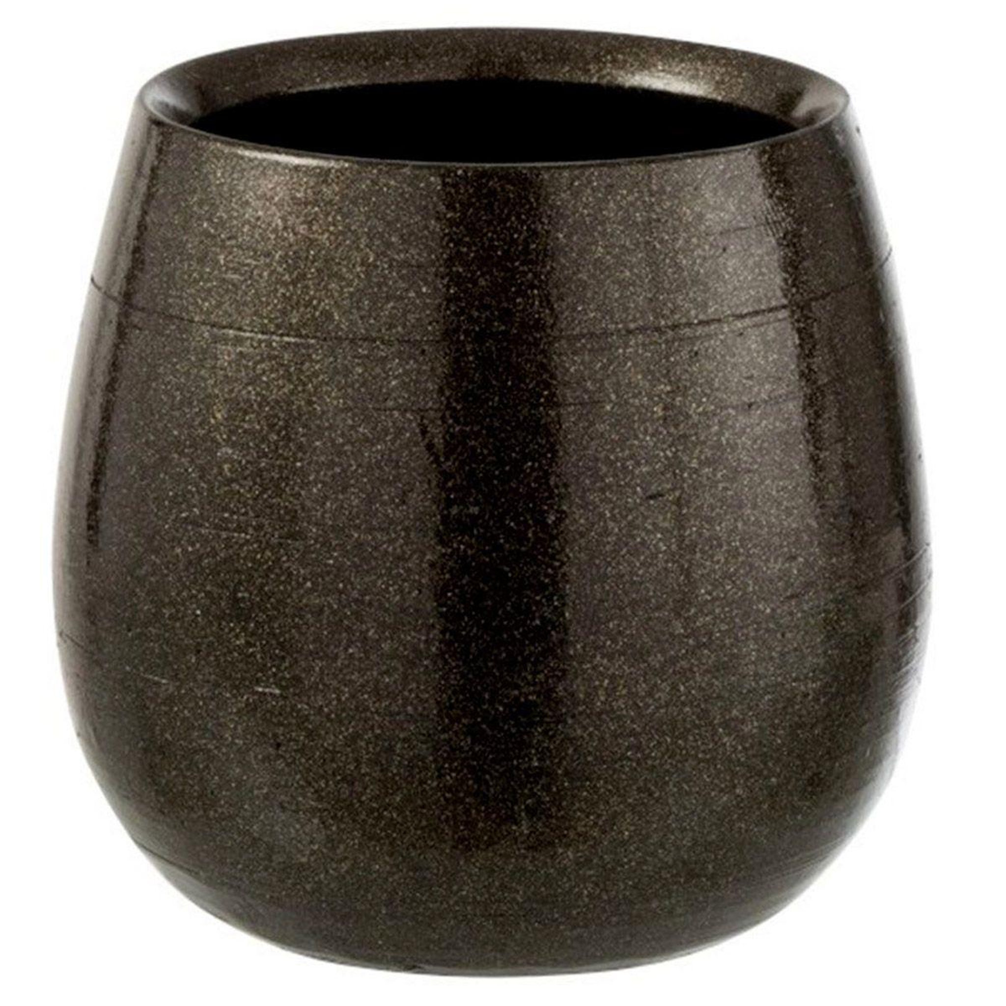 J-LINE Cache-Pot en Céramique  Victor  25cm Vert