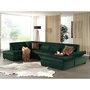 Voir la diapositive 1 : LISA DESIGN Vermont - canapé panoramique d'angle gauche - 7 places - xxl - en velours