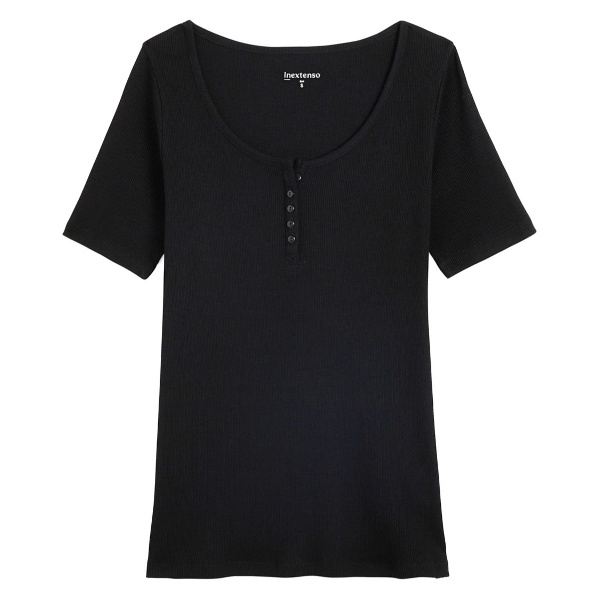 INEXTENSO T-shirt noir femme